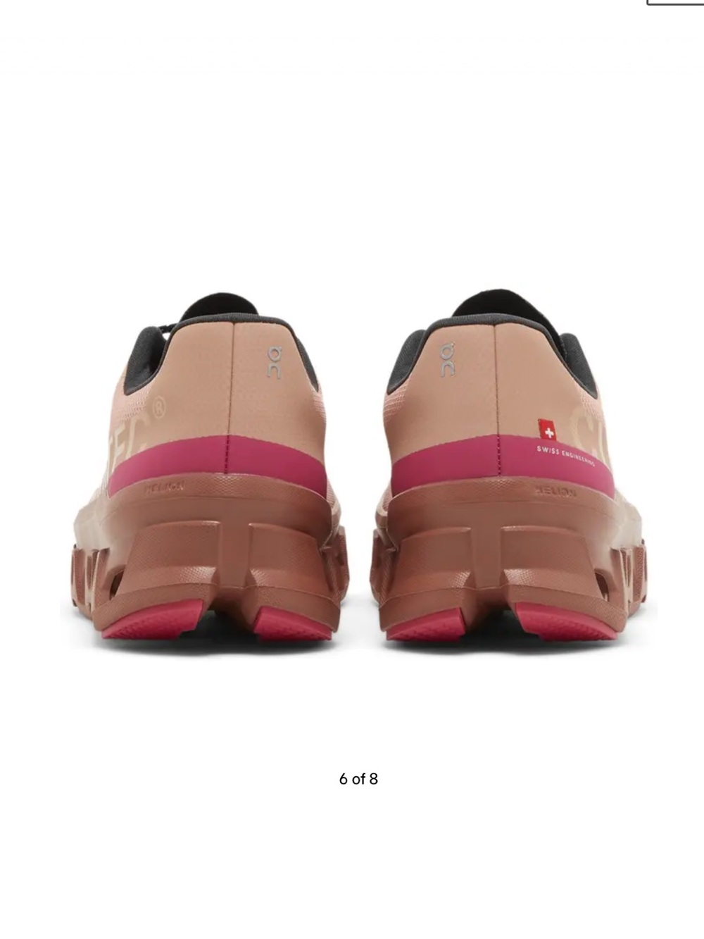 On Running Women's Cloudmonster Running Shoes - Rose Pink and Cork